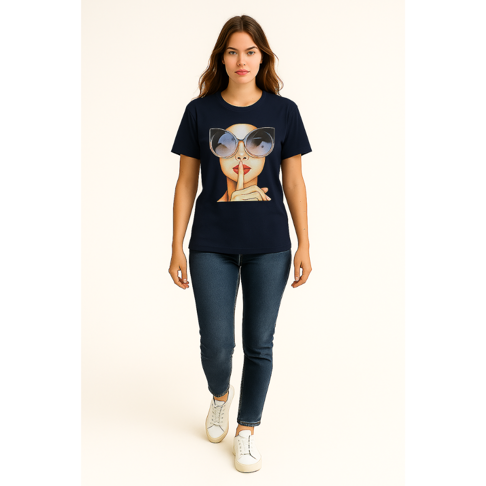 Shut-up Girl Printed T-shirts