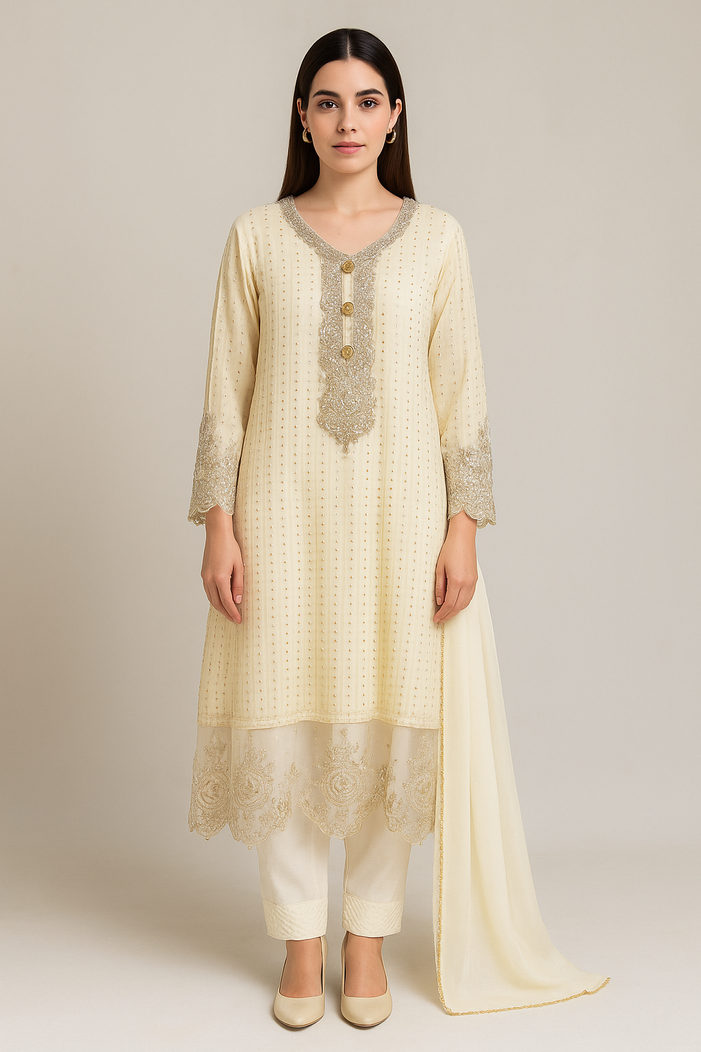 Front Open Maxi Tail Style