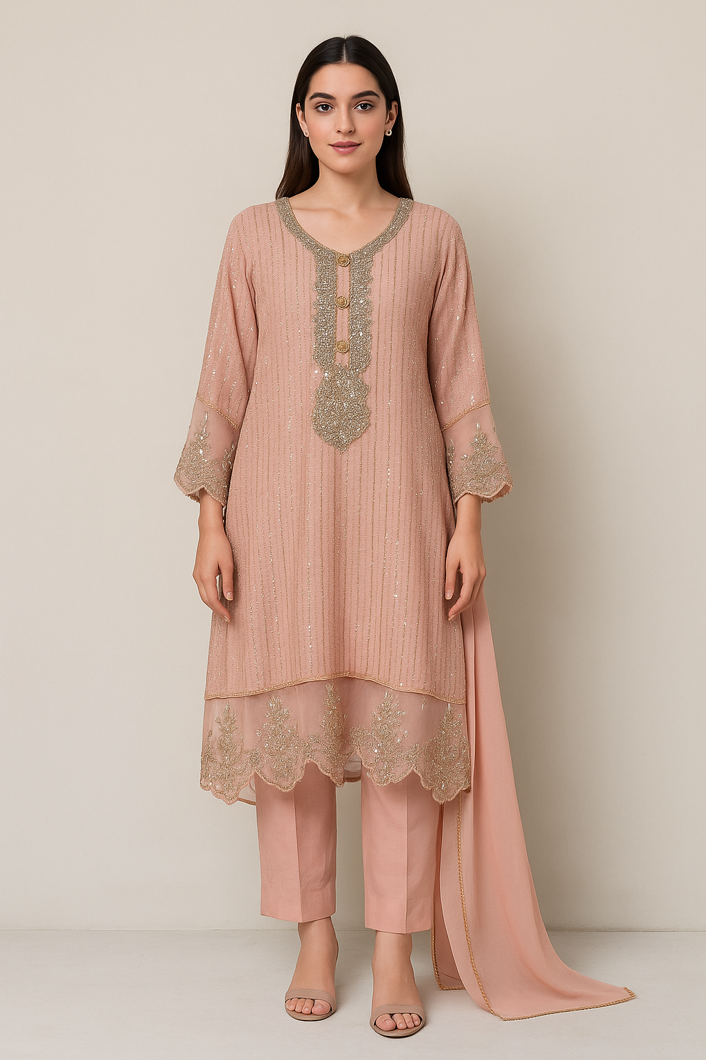 Front Open Maxi Tail Style